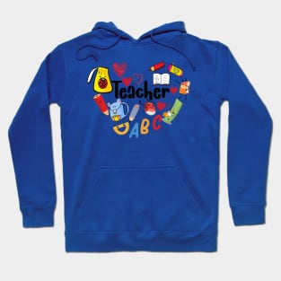 Teacher Heart Hoodie